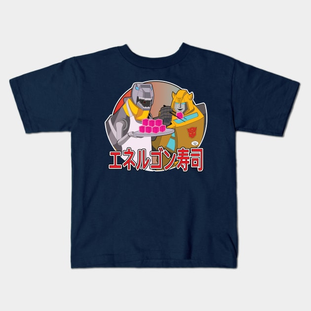 Energon Sushi Kids T-Shirt by Gen Pop Art